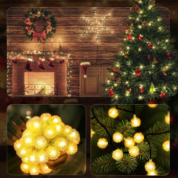 50 LED Solar String Lights, 20 Ft Outdoor Solar Lights, 8 Modes, Waterproof - Picture 3 of 5